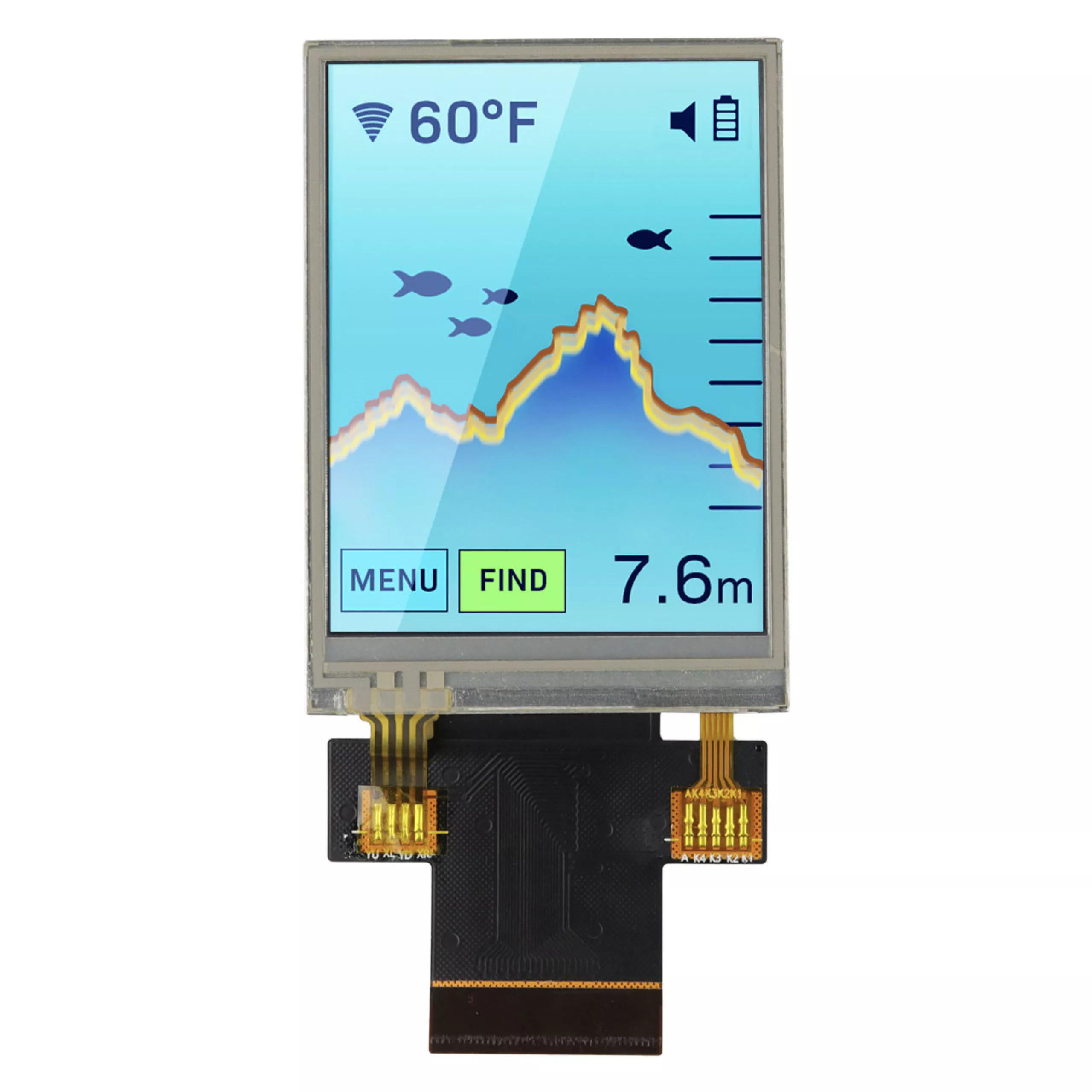 2,6 tommers Resistive Touch IPS TFT -modul