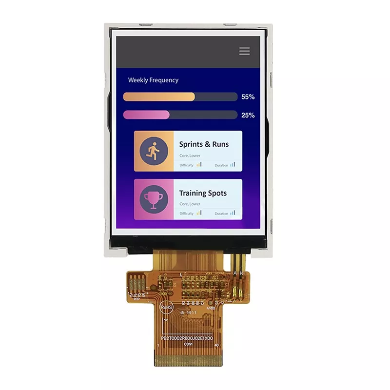 2,8 tommers Resistive Touch IPS TFT -modul