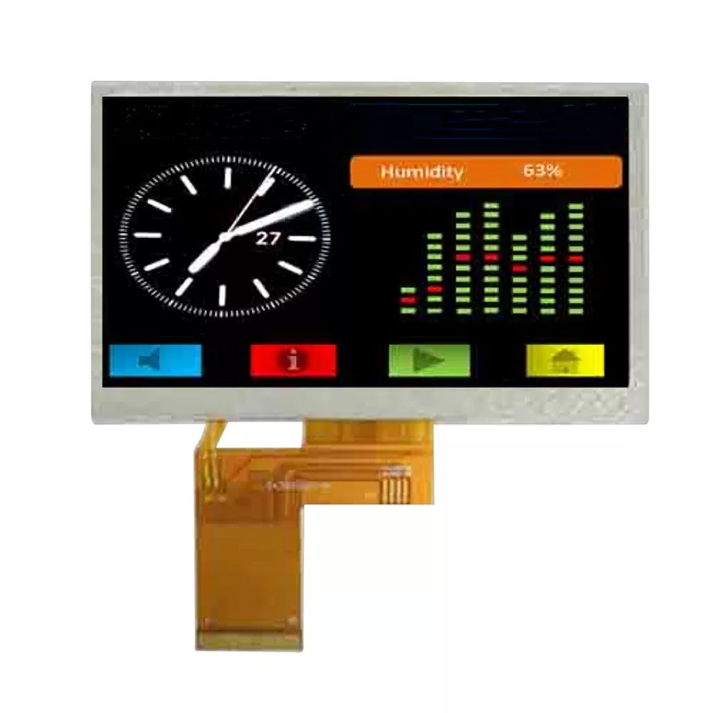 4,3 tommers bred temperatur TFT -modul